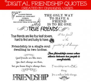 ... Collection 10 Quotes - Words and Phrases Clip art - Best Friends