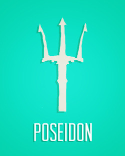 Poseidon Blue Percy Jackson Trident Sea picture