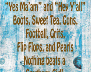 Southern Girl Digital Quote for Fra ming ...