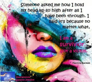 am a survivor not a victim