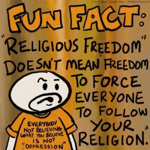 atheist quote religious freedom