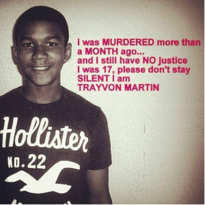 white black Racism RIP right justice free silent Arrest Trayvon Martin ...