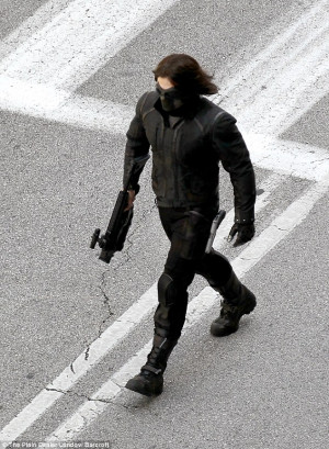 Heavily armed: The character Bucky Barnes was a friend to superhero ...