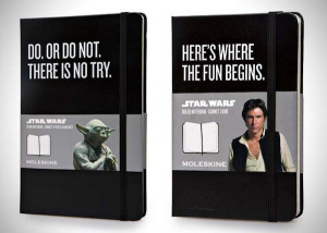 ... new collection of limited edition Star Wars -themed notebooks for 2014