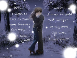 Cute Couple Anime Quote - anime-quote, anime-cute-couple