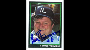 Bruce Froemming autographed baseball card T&M Sports Cards Major ...