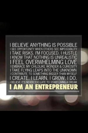 Entrepreneurship Quotes: Anything is Possible