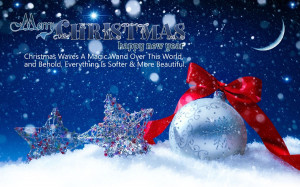 Wishes eCard Merry Christmas Quotes Happy Holidays New Year Picture