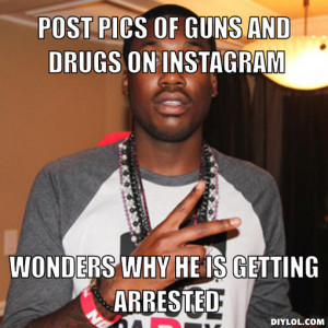 Post pics of guns and drugs on instagram , wonders why he is getting ...