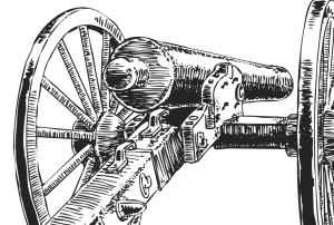 Civil War Cannon Drawings