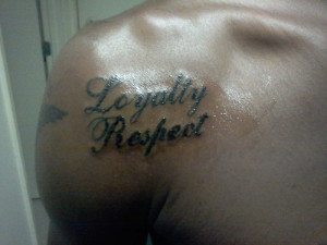Loyalty And Respect Tattoos On Hand Loyalty respect