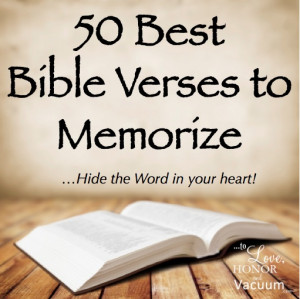 50 Most Important Bible Verses to Memorize