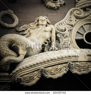 Vintage Mermaid Stock Photos, Illustrations, and Vector Art