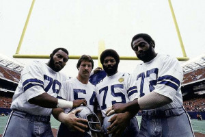 Doomsday Defense 79-Harvey Martin,54-Randy White,75-Jethro Pugh and 72 ...