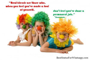 April Fool Status for Whatsapp