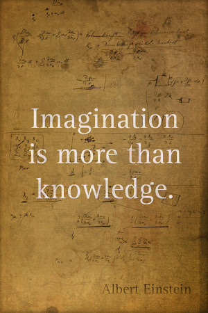 Albert Einstein Quote Imagination Science Math Inspirational Words On ...