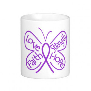 Ulcerative Colitis Butterfly Inspiring Words Classic White Coffee Mug