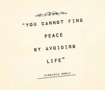 peace, quote, text, virginia woolf
