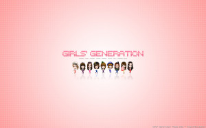 Pink Girls Generation Google Themes