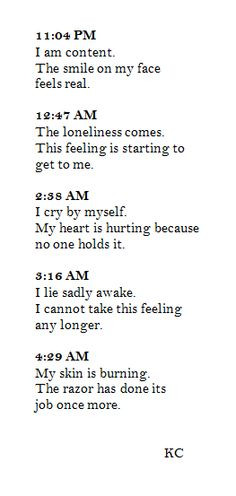 That's so depressing, putting these things up, all the notes, cutting ...