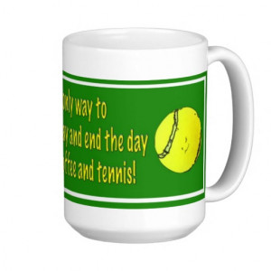 Tennis Balls and Coffee Mug