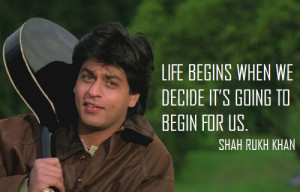 Shahrukh Khan from DDLJ India's longest running film.