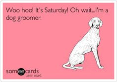 ... .com Woo hoo! It's Saturday! Oh wait...I'm a dog groomer. LOL