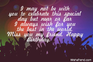 Happy Birthday Quotes For Friends Far Away ~ Happy Birthday Quotes For ...