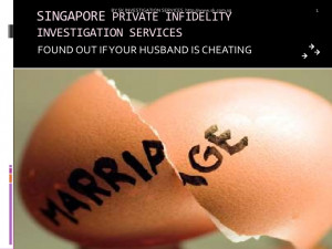 ... investigator /detective will employ to catch your cheating husband