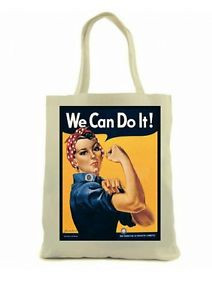 ... vintage-strong-women-solgans-quotes-retro-images-cotton-shopping-bags