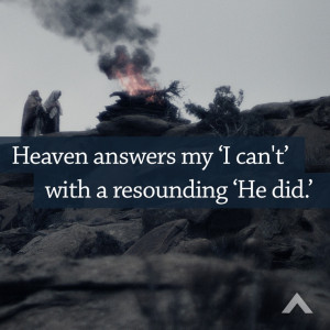 ... can't’ with a resounding ‘He did.’ www.elevationchurch.org