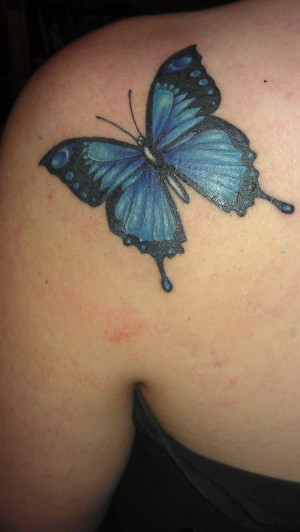 Butterflies Flying Away Tattoo Butterfly Fly By