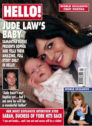Jude Law’s Baby Mama Scores $300,000 for Hello! Magazine Cover