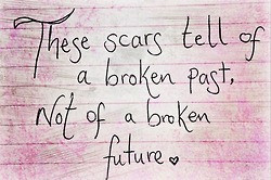 quote writing self harm abuse scars mental health recovery
