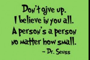 Dr. Seuss quotes in my classroom