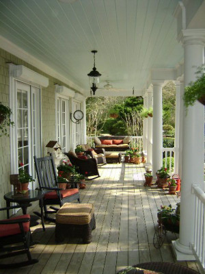 southern wrap-around porch...one of my life goals is to end up ...