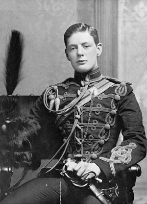 2nd Lieutenant Winston Churchill of the 4th Queen’s Own Hussars in ...