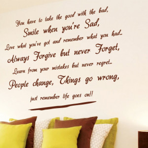 Wall Art Quotes Puts the Writing on the Wall