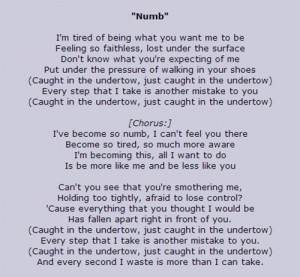 ... numb quotes linkin park numb quotes linkin park numb quotes linkin