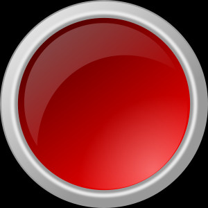 Glossy Red Icon Button Clip