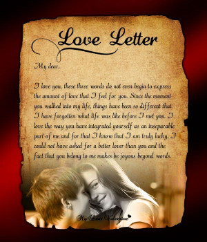 Send this love letter to him to immerse yourself in that loving ...