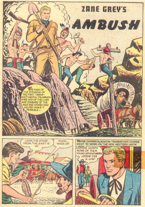 Zane Grey's Ambush #314 (Tom Gill/Joe Sinnott) 1950