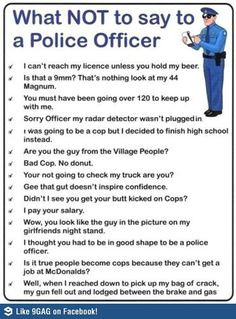 Officer Sayings