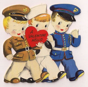 Army Valentine Cards