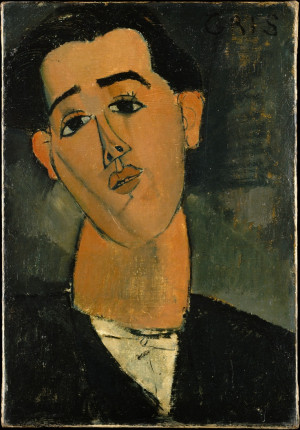 Portrait of Juan Gris by Modigliano