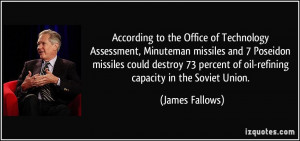 the Office of Technology Assessment, Minuteman missiles and 7 Poseidon ...