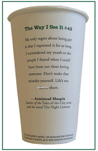 starbucks coffee cup quotes