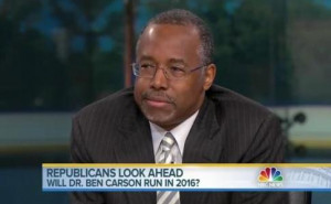 Ben Carson educates NBC’s David Gregory on slavery, Obamacare and ...
