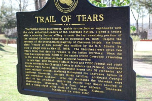 Trail of Tears, Tahlequah, Oklahoma