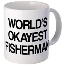 World's Okayest Fisherman Mug for